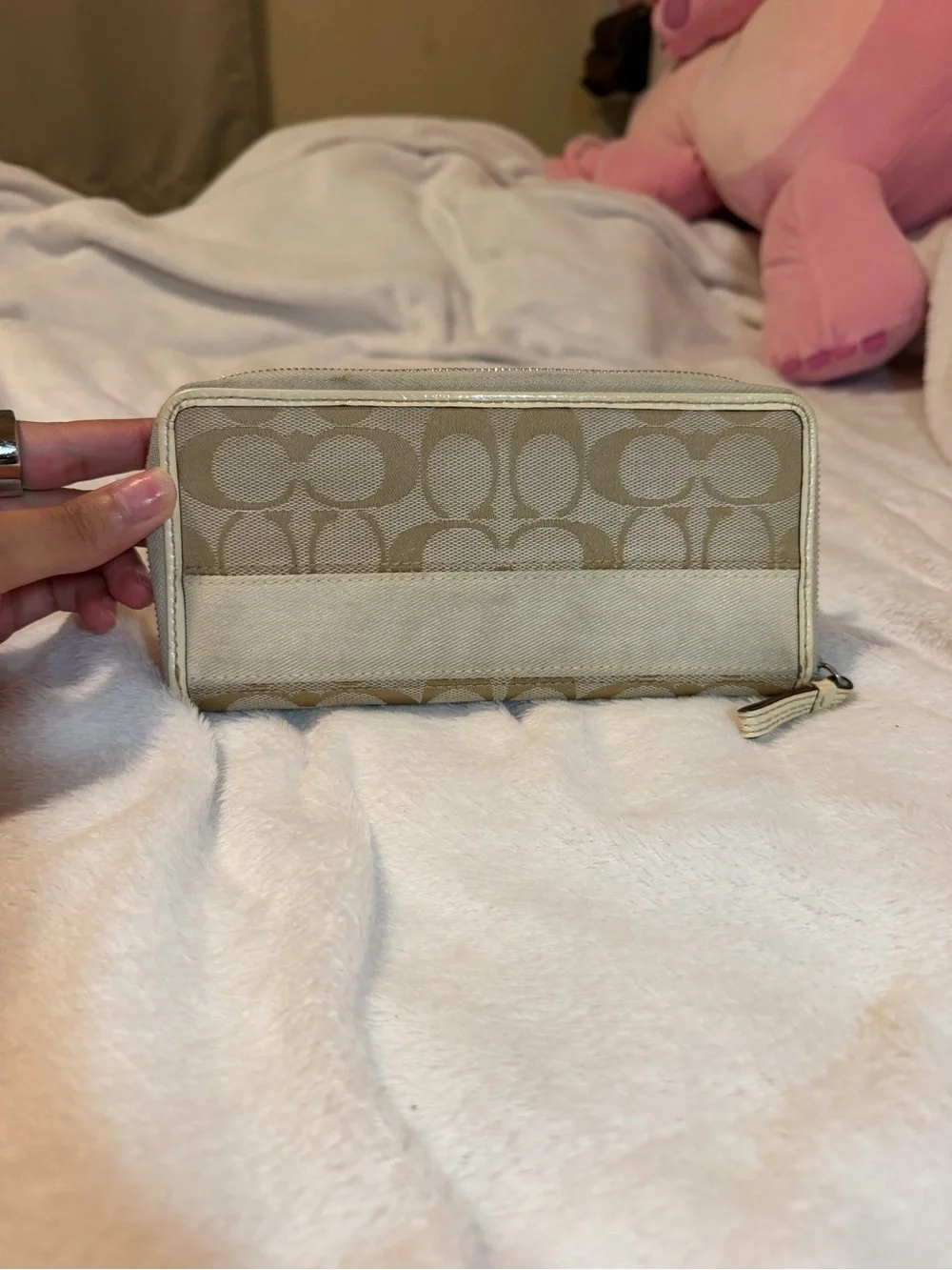 Coach Signature Canvas Wallet